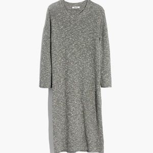 Madewell Drop-Shoulder Sweater Midi Dress